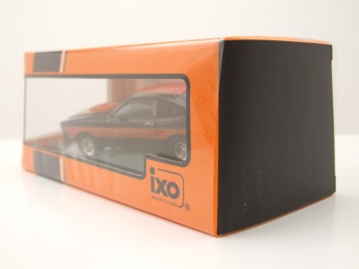 Ford Mustang II Cobra 1977 schwarz rot  Modellauto 1:43 ixo models