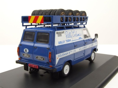 Ford Transit MkI Billy Coleman Rallye Team blau Modellauto 1:43 ixo models