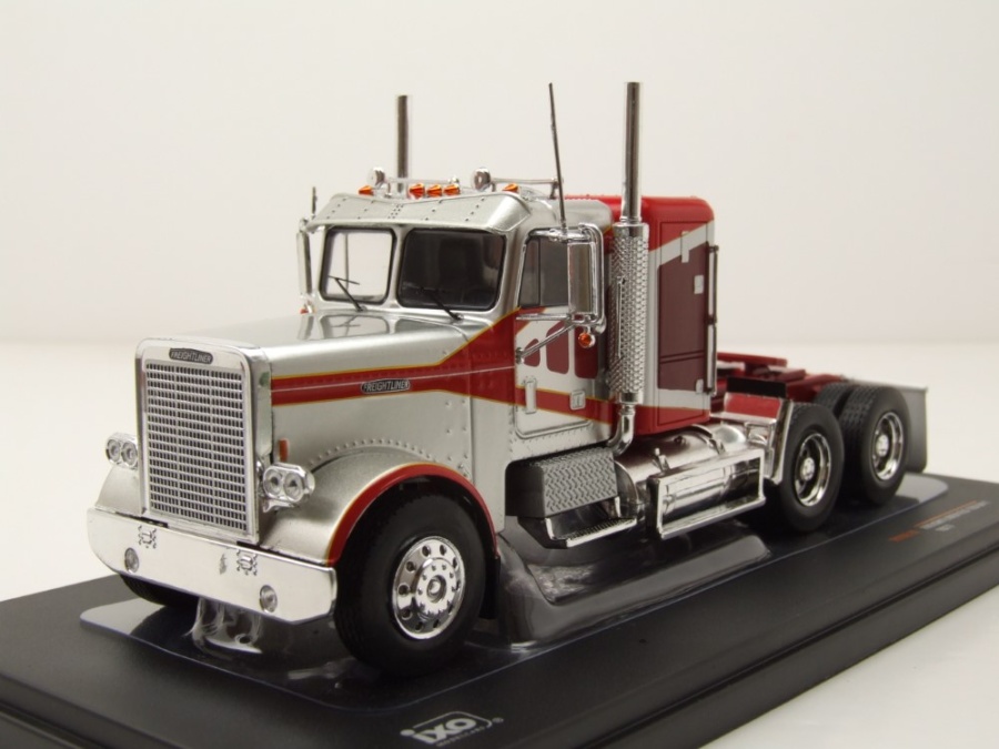 Freightliner FLC 120 64 T Zugmaschine 1977 silber rot Modellauto 1:43 ixo models