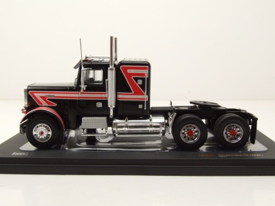 Freightliner FLC 120 64 T Zugmaschine 1977 schwarz rot Modellauto 1:43 ixo models