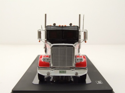 Freightliner FLC 120 64 T Zugmaschine 1977 schwarz rot Modellauto 1:43 ixo models