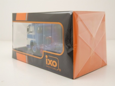 Scania LBT 141 Zugmaschine 1976 blau weiß Modellauto 1:43 ixo models