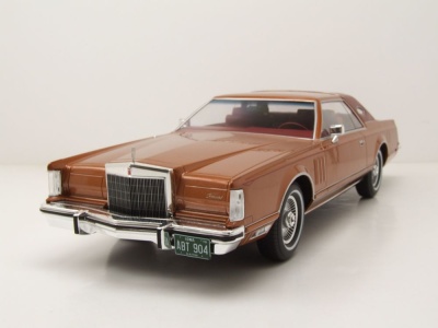Lincoln Continental Mk V 1978  kupfer Modellauto 1:18 MCG