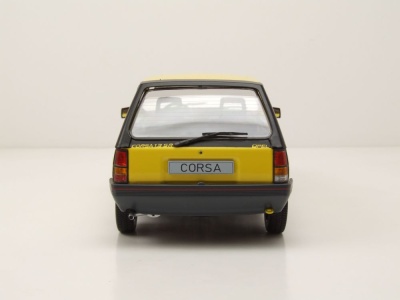 Opel Corsa A SR 1983 gelb Modellauto 1:18 MCG