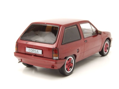 Opel Corsa A Custom 1983 dunkelrot metallic Modellauto...