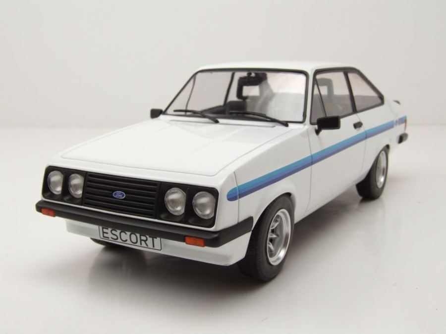 Ford Escort MK II RS 2000 1977 weiß Modellauto 1:18 MCG