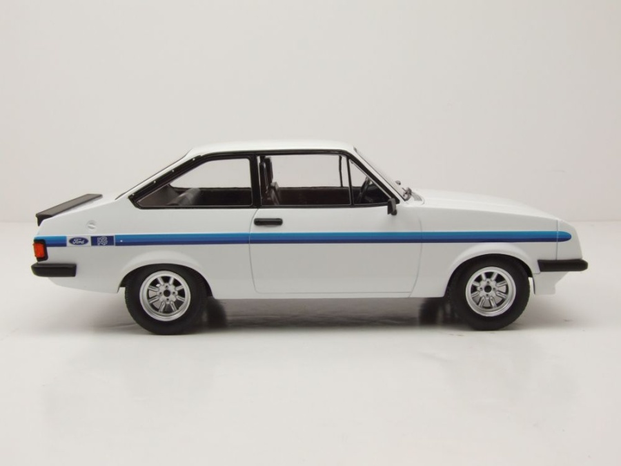 1977 Ford Escort MK II RS 2000 X-Pack Blanco 1:18 – Coche de metal