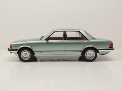Ford Granada MK II 2.8 Ghia 1982 hellgrün metallic Modellauto 1:18 MCG