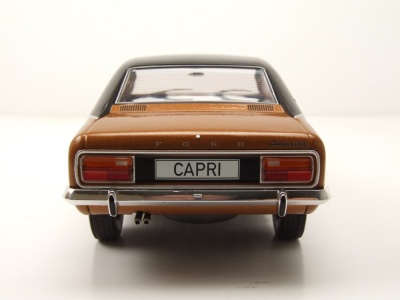Ford Capri MK I GXL 1973 braun schwarz Modellauto 1:18 MCG