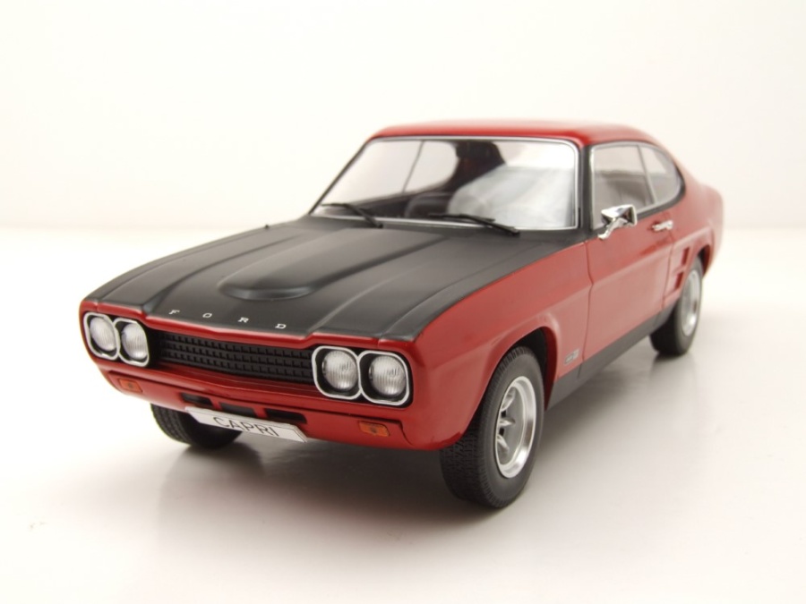 Ford Capri MK I RS 2600 1970 rot schwarz Modellauto 1:18 MCG