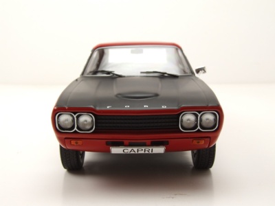 Ford Capri MK I RS 2600 1970 rot schwarz Modellauto 1:18 MCG