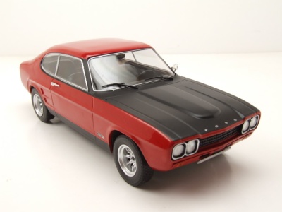 Ford Capri MK I RS 2600 1970 rot schwarz Modellauto 1:18 MCG