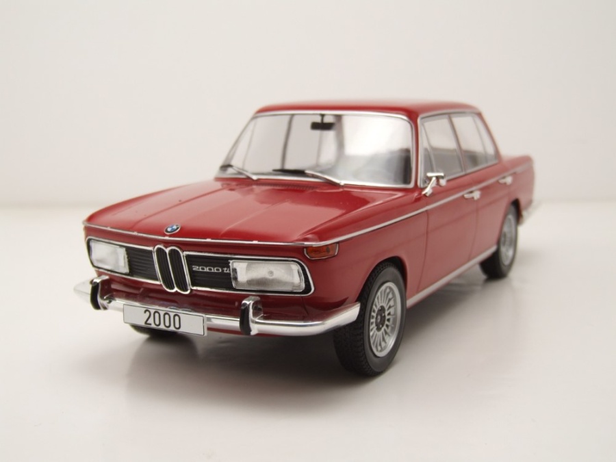 BMW 2000 Typ 121 1966 dunkelrot Modellauto 1:18 MCG