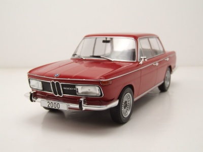 BMW 2000 Typ 121 1966 dunkelrot Modellauto 1:18 MCG