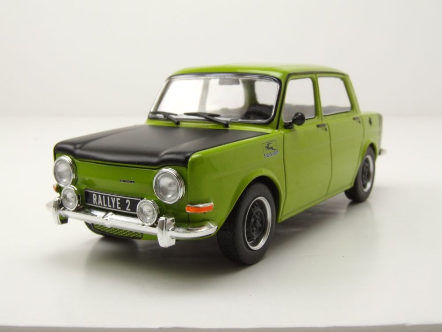 Simca 1000 Rallye 2 hellgrün Modellauto 1:24 Whitebox