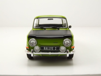 Simca 1000 Rallye 2 hellgrün Modellauto 1:24 Whitebox