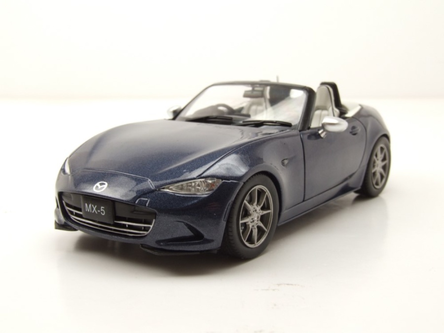 Mazda MX-5 2019 dunkelblau metallic Modellauto 1:24 Whitebox