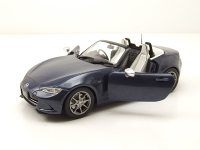 Mazda MX-5 2019 dunkelblau metallic Modellauto 1:24 Whitebox