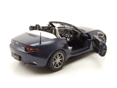 Mazda MX-5 2019 dunkelblau metallic Modellauto 1:24 Whitebox
