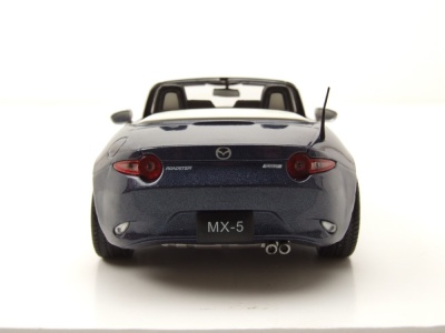 Mazda MX-5 2019 dunkelblau metallic Modellauto 1:24 Whitebox