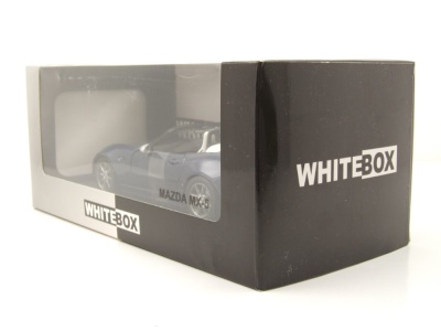 Mazda MX-5 2019 dunkelblau metallic Modellauto 1:24 Whitebox