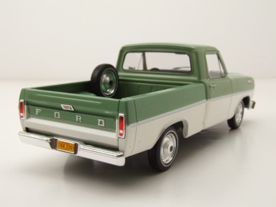Ford F-100 Pick Up 1970 grün weiß Modellauto...