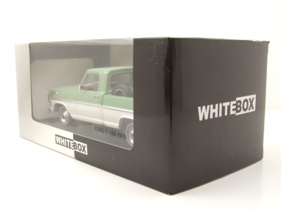 Ford F-100 Pick Up 1970 grün weiß Modellauto 1:24 Whitebox