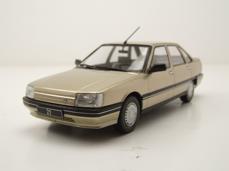 Renault 21 1986 beige Modellauto 1:24 Whitebox