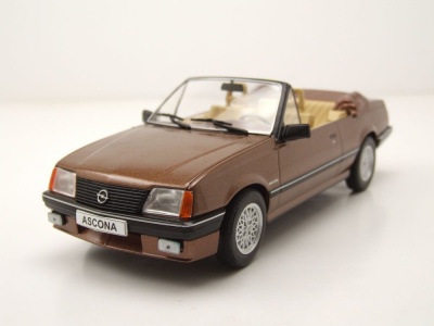 Opel Ascona C Cabrio 1985 dunkelbraun Modellauto 1:24...