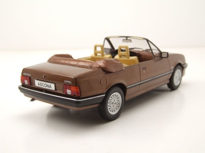 Opel Ascona C Cabrio 1985 dunkelbraun Modellauto 1:24...