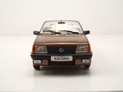Opel Ascona C Cabrio 1985 dunkelbraun Modellauto 1:24 Whitebox