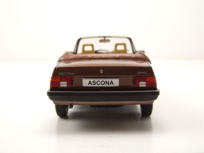 Opel Ascona C Cabrio 1985 dunkelbraun Modellauto 1:24 Whitebox