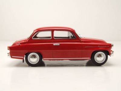 Skoda Octavia Super 1959 rot Modellauto 1:24 Whitebox