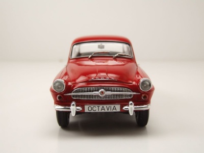 Skoda Octavia Super 1959 rot Modellauto 1:24 Whitebox