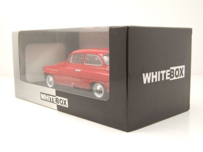 Skoda Octavia Super 1959 rot Modellauto 1:24 Whitebox