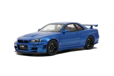 Nissan Nismo GT-R R34 Z-Tune RHD 2005 blau Modellauto...
