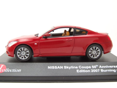 Nissan Skyline Coupe 2007 rot - 50th Anniversary Edition Modellauto 1:43 J-Collection