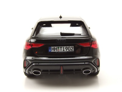 Audi RS3 2025 schwarz metallic Modellauto 1:18 Norev