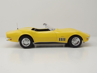 Chevrolet Corvette Convertible 1969 daytona gelb Modellauto 1:18 Norev