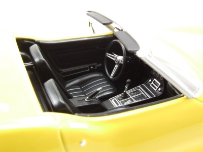 Chevrolet Corvette Convertible 1969 daytona gelb Modellauto 1:18 Norev