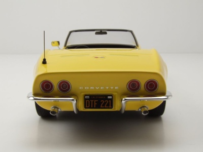 Chevrolet Corvette Convertible 1969 daytona gelb Modellauto 1:18 Norev