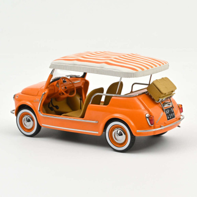 Fiat 500 Jolly 1965 orange Modellauto 1:18 Norev