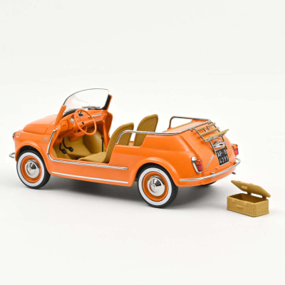 Fiat 500 Jolly 1965 orange Modellauto 1:18 Norev