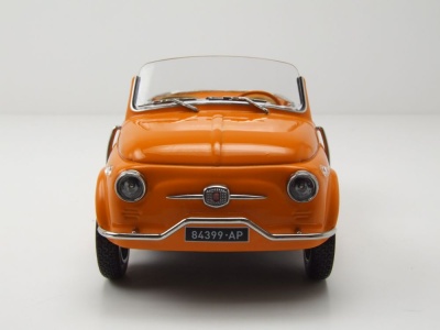 Fiat 500 Jolly 1965 orange Modellauto 1:18 Norev
