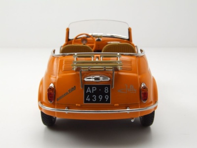 Fiat 500 Jolly 1965 orange Modellauto 1:18 Norev