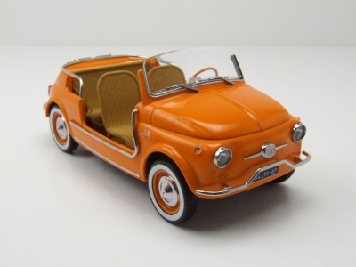 Fiat 500 Jolly 1965 orange Modellauto 1:18 Norev
