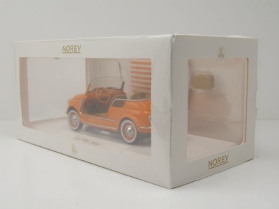 Fiat 500 Jolly 1965 orange Modellauto 1:18 Norev