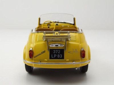 Fiat 500 Jolly 1965 gelb Modellauto 1:18 Norev