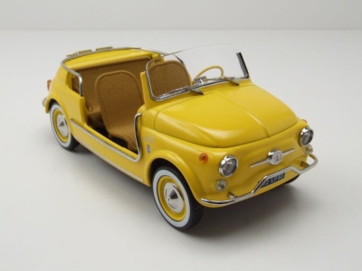 Fiat 500 Jolly 1965 gelb Modellauto 1:18 Norev