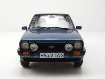 Ford Fiesta XR2 1981 blau metallic Modellauto 1:18 Norev